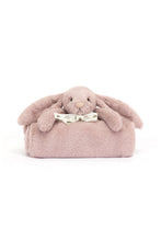 將圖片載入圖庫檢視器 Jellycat Bashful Luxe Bunny Rosa Blankie