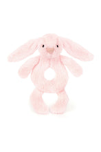 將圖片載入圖庫檢視器 Jellycat Bashful Pink Bunny Ring Rattle