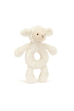 將圖片載入圖庫檢視器 Jellycat Bashful Lamb Ring Rattle