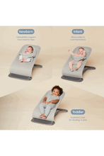 Load image into Gallery viewer, Ergobaby Evolve 3In1 Mesh Bouncer Light Grey - Online Exclusive