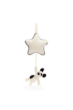 將圖片載入圖庫檢視器 Jellycat Bashful Black & Cream Puppy Musical Pull