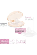 
                        
                          Load image into Gallery viewer, Suavinex Silicone Nipple Shields with storage box - 2 units
                        
                      