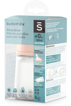
                        
                          Load image into Gallery viewer, Suavinex Zero Zero Anti-colic Air-free Bottle 180ml Slow Flow +0M
                        
                      