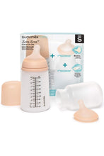 
                        
                          Load image into Gallery viewer, Suavinex Zero Zero Bottle Pack Medium Flow Anti-Colic 270 ml with Teat, Spare Silicone Pouch
                        
                      
