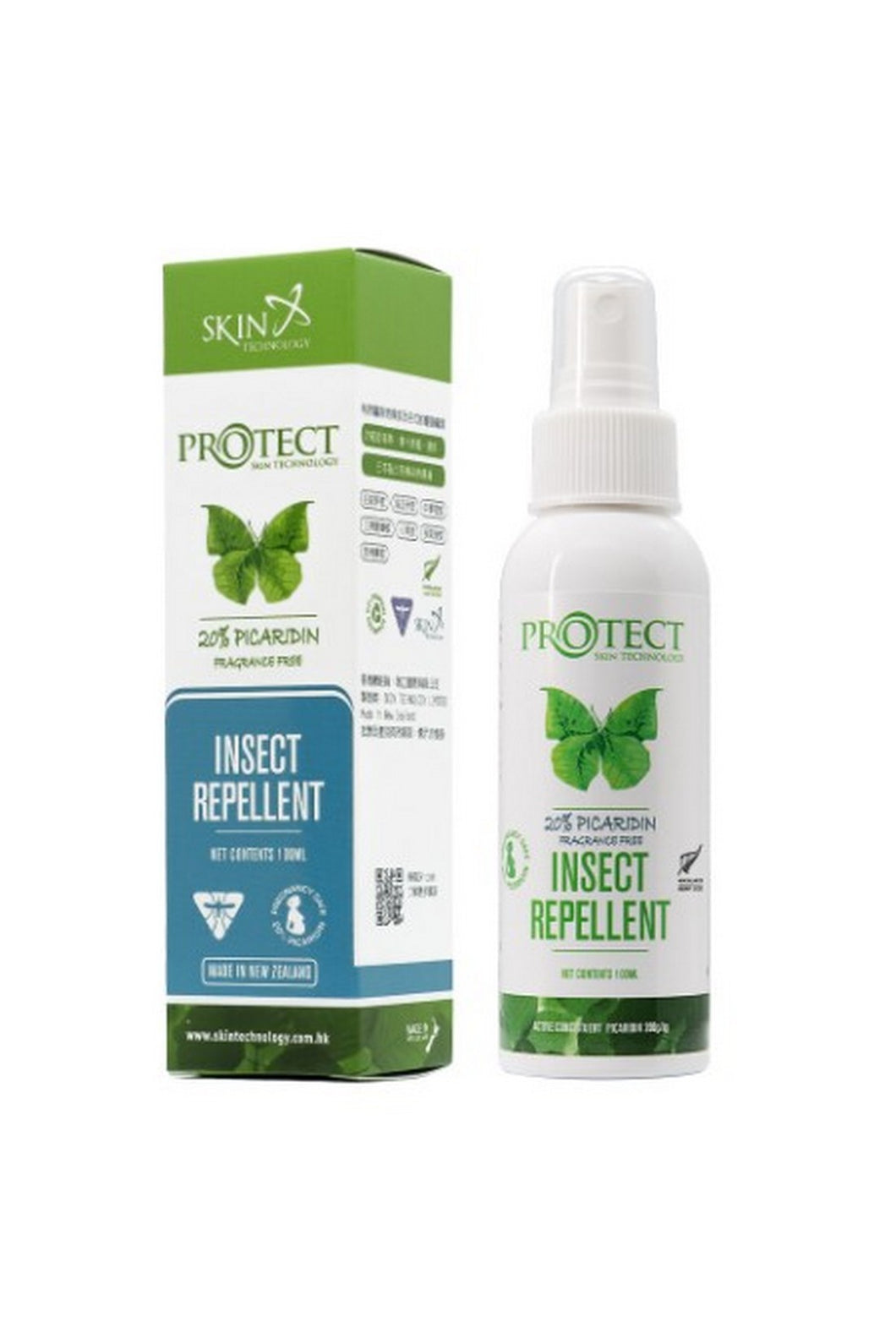 Skin Technology Protect 20% Picaridin Spray(Fragrance Free)-100ml