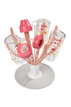 Load image into Gallery viewer, Beaba Flower Foldable Bottle Draining Rack PInk 2
