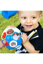 Load image into Gallery viewer, Bright Starts Grippin' Goals Rattle Ball - Red, White & Blue