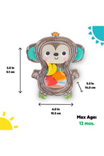Load image into Gallery viewer, Bright Starts Hungry Monkey Tummy Time Water Mat