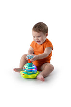 Load image into Gallery viewer, Bright Starts Press & Glow Spinner Cause and Effect Musical Baby Toy