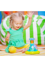 Load image into Gallery viewer, Bright Starts Press & Glow Spinner Cause and Effect Musical Baby Toy