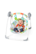 
                        
                          Load image into Gallery viewer, Bright Starts Rainforest Vibes 6-Speed Portable Automatic Baby Swing with Toy Bar 2
                        
                      