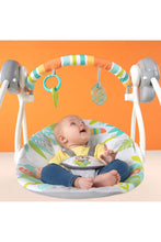 
                        
                          Load image into Gallery viewer, Bright Starts Rainforest Vibes 6-Speed Portable Automatic Baby Swing with Toy Bar 7
                        
                      
