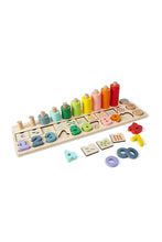 
                        
                          Load image into Gallery viewer, Bubble Wooden Numbers &amp; Blocks Counting Set 9
                        
                      