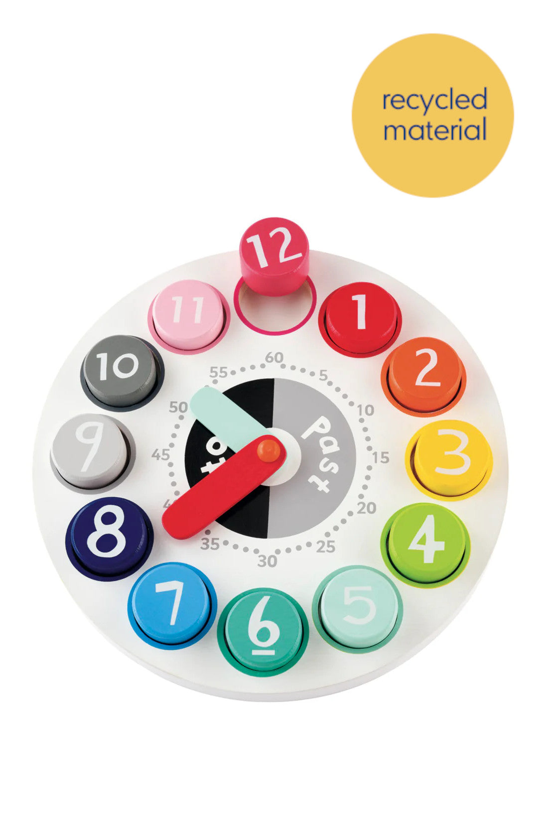 Buy Early Learning Centre Wooden Teaching Clock Online mothercare