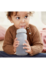 
                        
                          Load image into Gallery viewer, Every Day Baby Glass Straw Bottle Healthy + 240ml quiet grey 5
                        
                      
