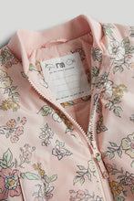 將圖片載入圖庫檢視器 Mothercare Pink Floral Bomber Jacket
