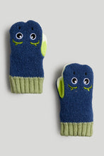Load image into Gallery viewer, Mothercare Green Dinosaur Mittens