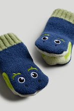 Load image into Gallery viewer, Mothercare Green Dinosaur Mittens