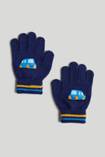 Load image into Gallery viewer, Mothercare Navy Car Gloves