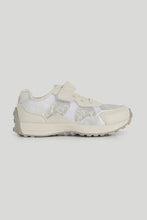 Load image into Gallery viewer, Mothercare Floral Mesh Panel Trainers