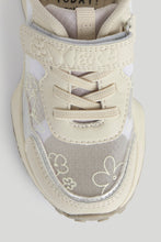 Load image into Gallery viewer, Mothercare Floral Mesh Panel Trainers