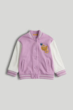 將圖片載入圖庫檢視器 Mothercare Lilac Varsity Jacket