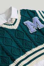 將圖片載入圖庫檢視器 Mothercare Varsity Shirt and Knitted Top Set