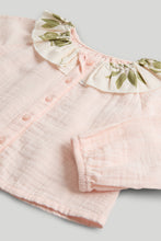 Load image into Gallery viewer, Mothercare Pink Ruffle Collar Blouse
