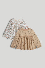 Load image into Gallery viewer, Mothercare 2 Pack Floral Long-Sleeved T-Shirts