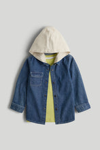 將圖片載入圖庫檢視器 Mothercare Denim Shirt and T-Shirt Set