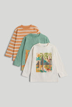 Load image into Gallery viewer, Mothercare 3 Pack Jungle Long-Sleeved T-Shirts