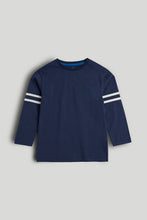 Load image into Gallery viewer, Mothercare 3 Pack Varsity Long-Sleeved T-Shirts