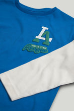 Load image into Gallery viewer, Mothercare 3 Pack Varsity Long-Sleeved T-Shirts