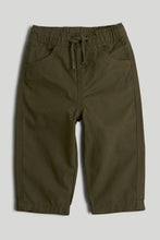 將圖片載入圖庫檢視器 Mothercare Khaki Canvas Trousers