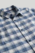 將圖片載入圖庫檢視器 Mothercare Checked Shirt and T-Shirt Set