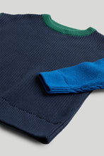 將圖片載入圖庫檢視器 Mothercare Navy Knitted Jumper