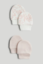 Load image into Gallery viewer, Mothercare 2 Pack My First Cotton Baby Mitts