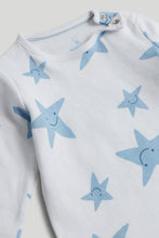 將圖片載入圖庫檢視器 Mothercare My First Blue Knitted Dungarees Outfit