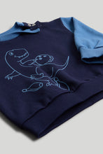 將圖片載入圖庫檢視器 Mothercare Dinosaur Joggers and Sweat Top Outfit