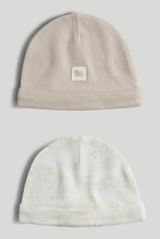 Load image into Gallery viewer, Mothercare 2 Pack My First Cotton Baby Hats