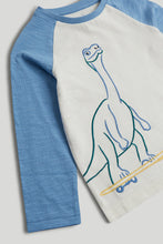 Load image into Gallery viewer, Mothercare Dinosaur Skate T-Shirt