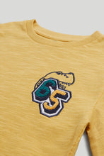 Load image into Gallery viewer, Mothercare Dino Badge Long-Sleeved T-Shirt