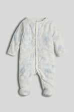 Load image into Gallery viewer, Mothercare My First Blue Wadded Sleepsuit 2.5 Tog