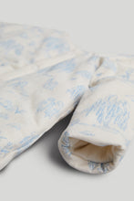 Load image into Gallery viewer, Mothercare My First Blue Wadded Sleepsuit 2.5 Tog