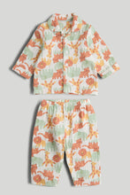 Load image into Gallery viewer, Mothercare Safari Cotton Baby Pyjamas