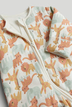 Load image into Gallery viewer, Mothercare Safari Wadded Sleepsuit 2.5 Tog
