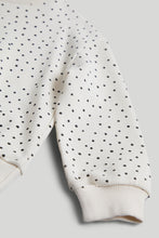 將圖片載入圖庫檢視器 Mothercare White Spotty Sweat Top and Jogger Set