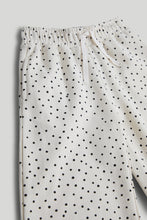 將圖片載入圖庫檢視器 Mothercare White Spotty Sweat Top and Jogger Set