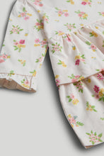 Load image into Gallery viewer, Mothercare Floral Tiered Cotton Jersey Dress