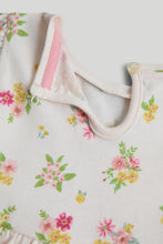 Load image into Gallery viewer, Mothercare Floral Tiered Cotton Jersey Dress